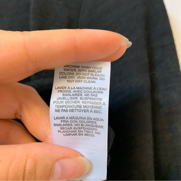 Dynamite Black Wrap Long Sleeve Crop Top - Picture 5 of 9